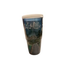 Tervis Tumbler Salt Life Beach Boardwalk Design Insulated Cup Lid
